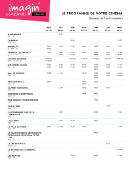 programme PDF - Imagin` Cin&eacute;mas
