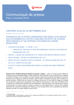 Communiqué de presse