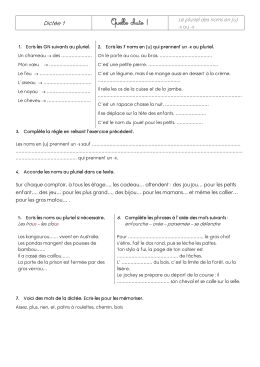 Cahier de dict&eacute;es CE2