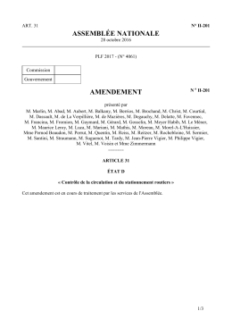 Amendement radars - entretien des routes - S&eacute;ance - Breizh