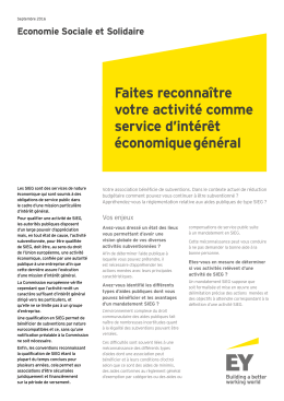 EY - Economie Sociale et Solidaire - OSBL
