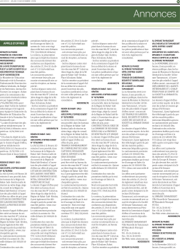 Annonces - Les &eacute;co