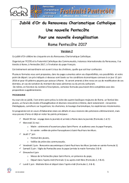 Bulletin d`inscription - Renouveau Diocèse Lille