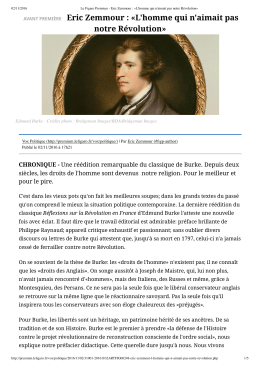 L`homme qui n`aimait pas notre Révolution - ac
