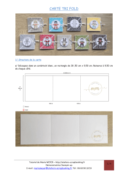 carte tri fold 2016 - ateliers