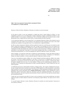VF Lettre au maire et aux conseillers municipaux de
