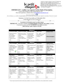 Téléchargez le formulaire d`inscription du mois 3!