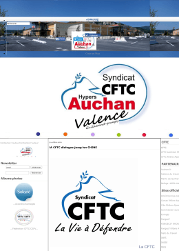 La CFTC - Force Ouvrière – Auchan le Pontet