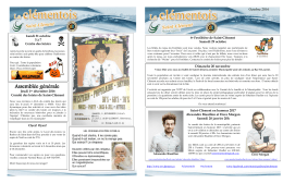 Octobre 2016 - Municipalit&eacute; de Saint