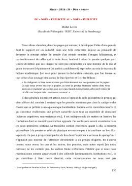 Du « nous