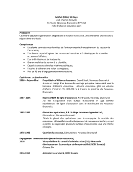 Curriculum vitae