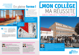 Journal du collège Jules Vallès (Choisy-le-Roi - Val-de