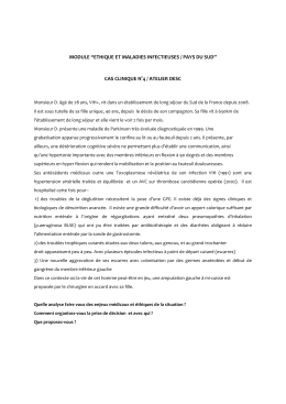Cas clinique n&deg; 4