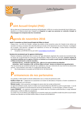 POINT ACCUEIL EMPLOI