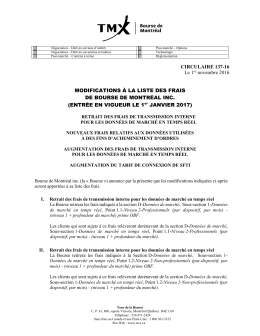 entr&eacute;e en vigueur le 1er