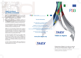 D&eacute;pliant Taiex