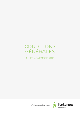 conditions g&eacute;n&eacute;rales - Acc&egrave;s Client