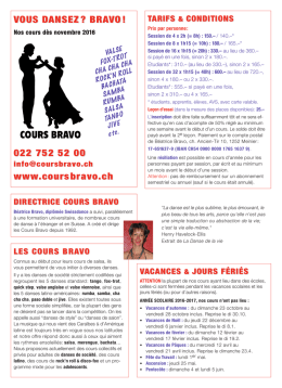 T&eacute;l&eacute;charger le programme des cours