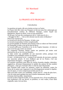 Ed. Marchand 1892 LA FRANCE AUX FRANÇAIS