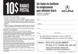 rabais postal