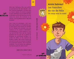 Les tranches de vie de F&eacute;lix 4. Un ninja sous le soleil