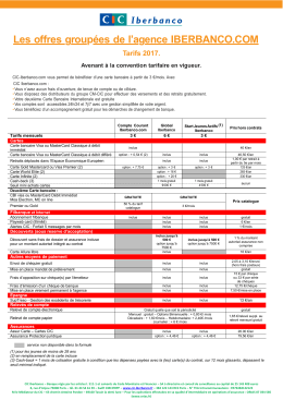 Guide de tarification