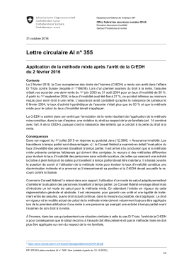 Lettre circulaire AI no 355