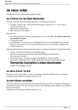 Imprimer la page en PDF - Tourcoing