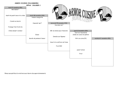Menus du 07 novembre au 30 décembre 2016