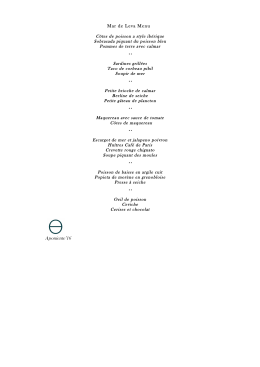 Mar de Leva Menu Aponiente`16