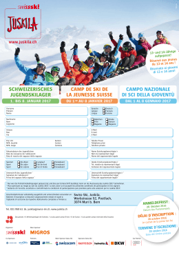 schweizerisches jugendskilager - Swiss-Ski