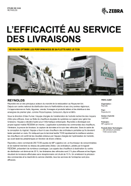 l`efficacité au service des livraisons