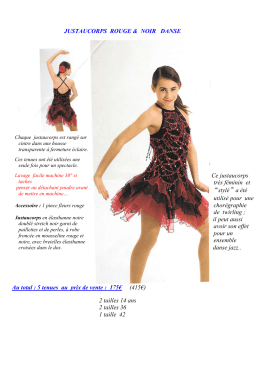 ASCOR VEND d`OCCASION des ensembles NEUFS de danse pour