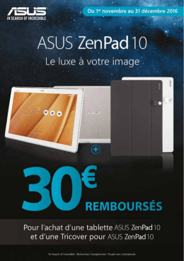 Flyer ODR Zenpad + cover