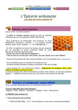 L`&Eacute;picerie ambulante