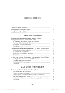 La fabrique du changement au quotidien