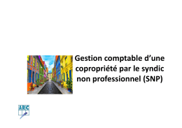 annexes comptables - Le salon indépendant de la Copropriété