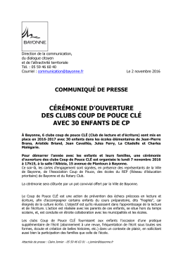 C&eacute;r&eacute;monie ouverture Coup de pouce CLE-1