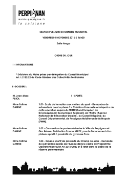 Conseil Municipal