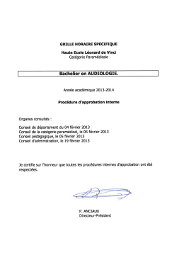 ghs_param_audologie_001 - Haute Ecole L&eacute;onard De Vinci