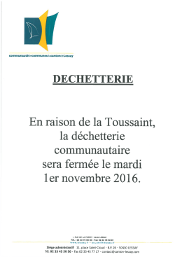 Dechetterie