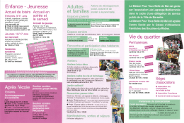 T&eacute;l&eacute;charger - Maison Pour Tous Centre Social Belle de Mai