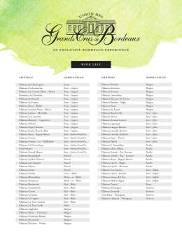 ch&acirc;teau appellation ch&acirc;teau appellation