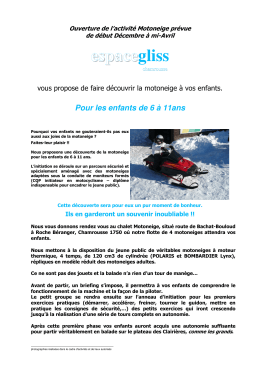 + d`infos - Espace Gliss
