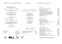 T&eacute;l&eacute;chargez le menu du moment