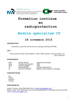 Programme module spécialisé CT du nov 16