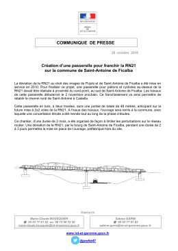 communiqué de presse - Lot-et