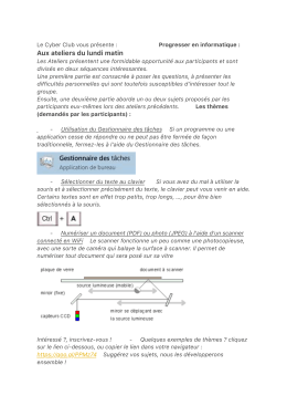 Le Cyber Club vous présente : Progresser en informatique…