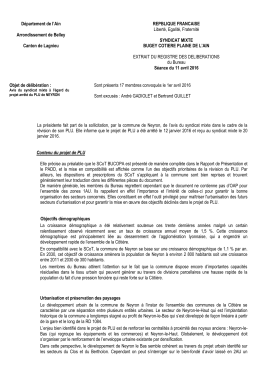 D&eacute;lib&eacute;ration 11042016