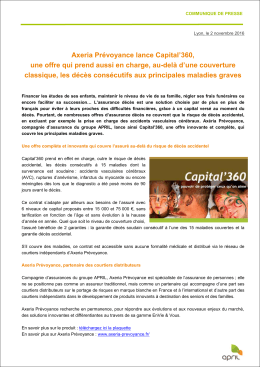 Axeria Pr&eacute;voyance lance Capital`360, une offre qui
